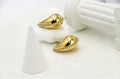 18K Gold plated tear drop earrings - Queens Beauty Line